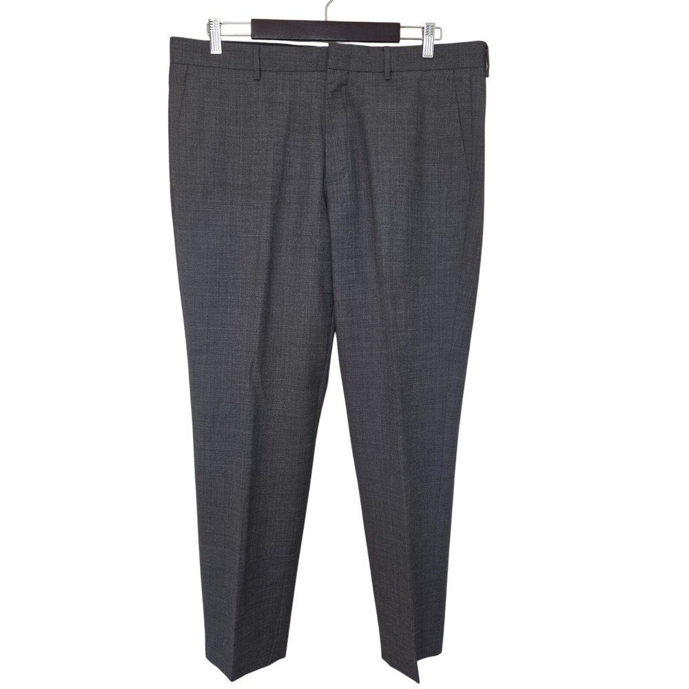 J Crew Thompson Slim Fit Wool Suit Pants Charcoal Gray 36X30